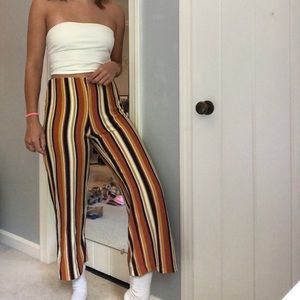 Urban Outfitters Striped Flare Pants
